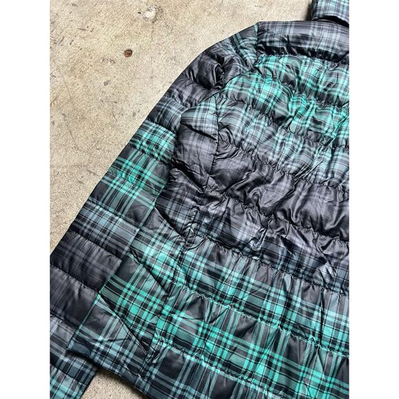 Vintage 2010 Nike Tartan Down Fill Puffer Jacket Women’s Size M‎ 377021-018 Rare - Picture 4 of 13